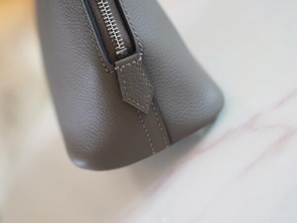 b1d0baa6019b3d0 Discount God Factory Bags Hermes 8F Etain Evercolor Leather Mini Bolide18CM Silver Hardware