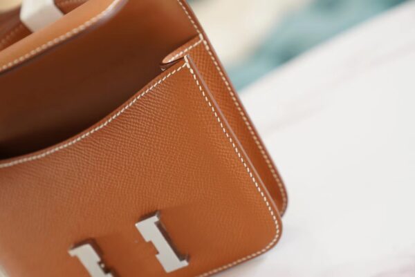 b258f0e4f49163d God Factory Bags Hermes Factory Constance14cm CK37 Gold Epsom Leather Silver Hardware