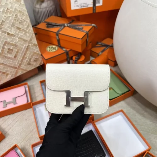 Hong Kong Hermes Constance Slim I2 Nata Epsom Leather Silver Hardware