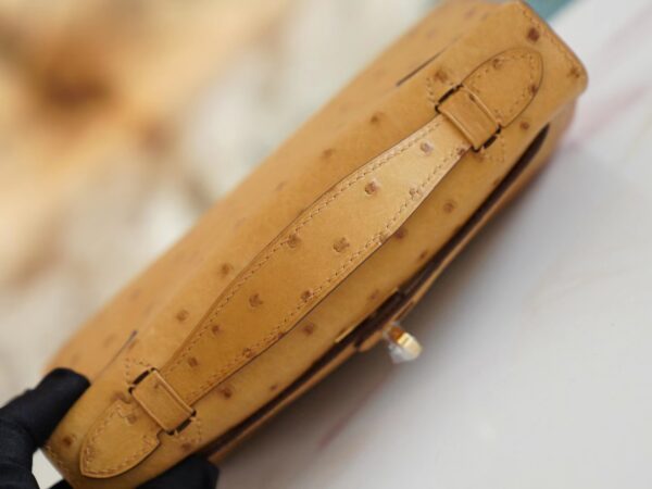 b3005667c52ec1f God Factory Bags Hermes Tabac-Camel South Africa KK Ostrich Mini Kelly Pochette22cm
