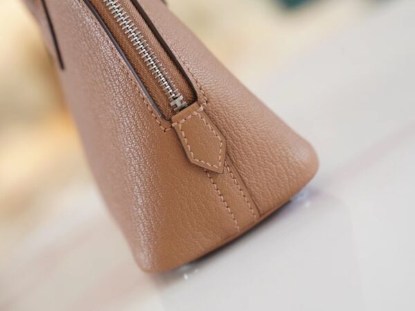 b399d0fe5ab82bd Stock God Factory Bags Factory Hermes 2J Quebracho Chevre Leather Mini Bolide18CM Silver Hardware