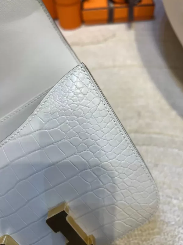 b3ea5beeab74ca9-jpg Hermes Constance 19CM 8L Beton Matte Alligator Crocodile Gold Hardware