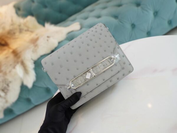 b4d25c289ba0fee-1 Discount Hermes Roulis Mini18cm 8U Blue Glacier South Africa KK Ostrich Leather