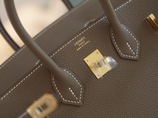 b4f0f7bbc788889 God Factory Bags Factory Hermes CK18 Etoupe Togo Birkin 25CM Gold Hardware