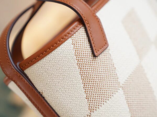 b609923b7b3211d Lcmode Factory Hermes CK37 Gold H en Biais27 Canvas/Swift Leather Tote Bag