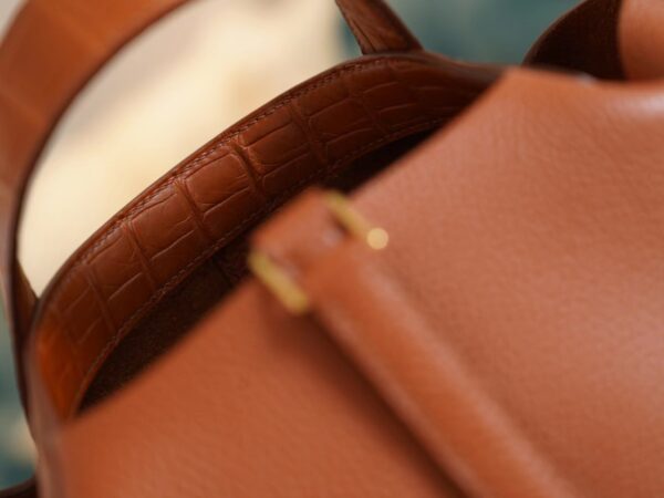 b679498336d507b God Factory Bags Factory Hermes 36 Brique Clemence Leather Picotin18CM Touch Gold Hardware