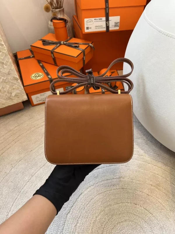 b67ebccb4de5a40-jpg Taiwan Hermes Barenia Leather 37 Gold Constance 19CM Gold Hardware
