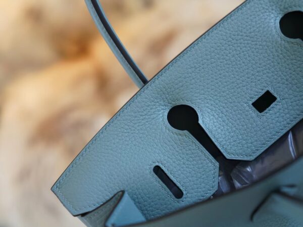 bc5857fa1c6ff69 Stock God Factory Bags Hermes 7G Cile Togo Leather Birkin Bag30CM Silver Hardware