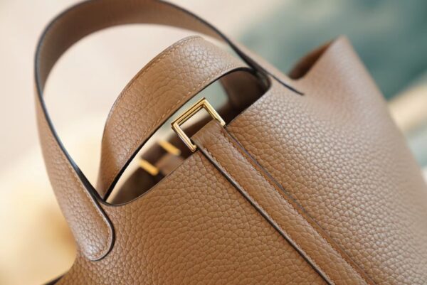 bdb11008a65583b God Factory Bags Hermes Picotin Bag18CM D0 Berge De Weimer Clemence Leather Gold Hardware