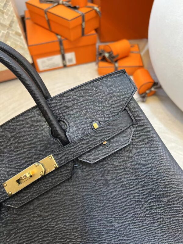 bdd6dc70eae6a59 Taiwan Hermes Birkin 30CM Epsom Leather 89 Noir Gold Hardware