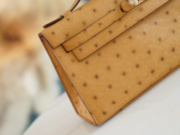 be777b8377ed04d God Factory Bags Hermes Tabac-Camel South Africa KK Ostrich Mini Kelly Pochette22cm