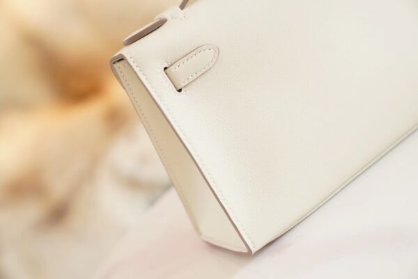 bf12cee87bdb898 God Factory Bags Hermes Kelly Pochette22cm CK10 Craie Swift Leather Gold Hardware