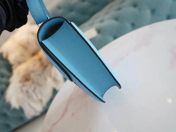 c0d2fffdbe5019e God Factory Bags Hermes P3 Blue De Nord Epsom Constance 24CM Silver Hardware