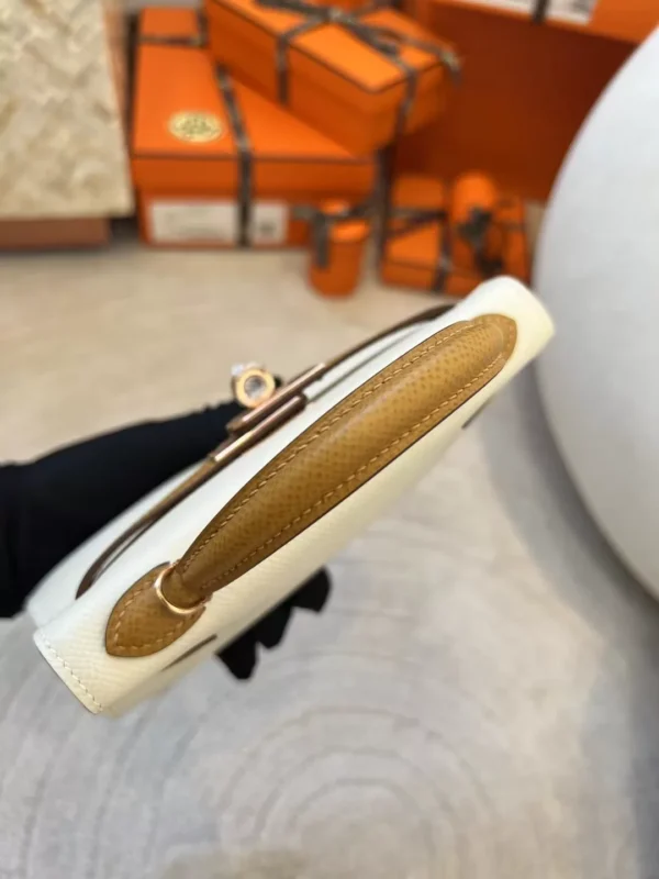 c19d566555e3359-jpg Taiwan Hermes Mini Kelly 19CM Epsom 10 Craie/ 2S Sesame Rose Gold Hardware