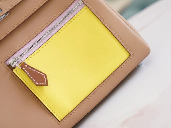 c552b3cb8d35667 God Factory Bags Hermes Kelly25CM Colormatic Three Colors Swift Leather Silver Hardware