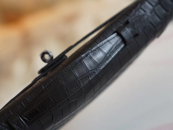 c79f4d55127d22d New Hermes Kelly Cut So Black CK89 Nior Matte Niloticus Black Hardware