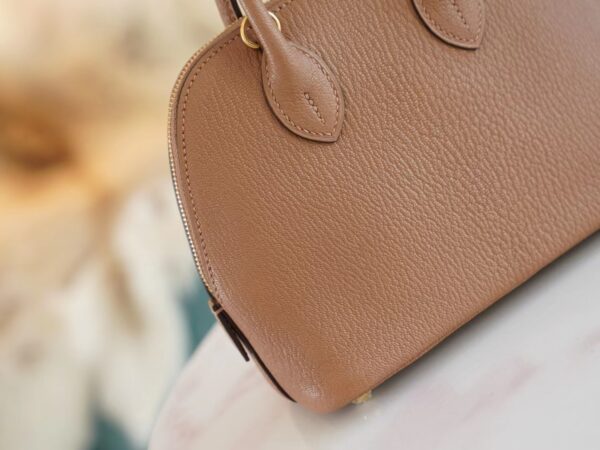 c8720d33697c7c6 New Arrival God Factory Bags Hermes Mini Bolide18CM 2J Quebracho Chevre Leather Gold Hardware