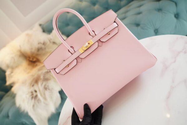 c9475d959ffe89a Hand Stitch Hermes Birkin Bag25CM 3Q Rose Sakura Swift Leather Gold Hardware