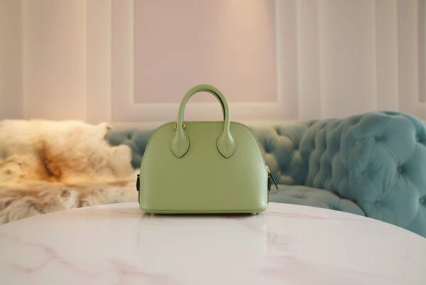 ca200a93b0a381c-1 God Factory Bags Hermes Mini Bolide18CM 3I Vert Criquet Evercolor Leather Gold Hardware