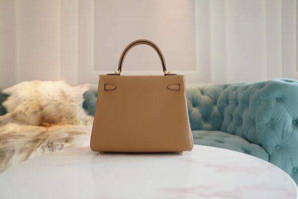 cc7aae35e3693f4 Sale God Factory Bags Hermes 0M Chai Togo Leather Kelly 25CM Tote Bag Gold Hardware
