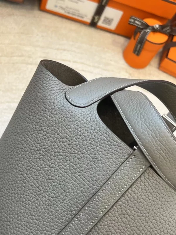 ce4147b8b8d8aa5-jpg Hermes Boutique Picotin 18CM 8F Etain TC Leather Silver Hardware