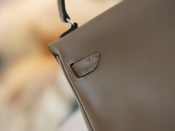 cf6e671f7433833 Hand Stitch God Factory Bags Hermes Factory Kelly Doll16CM Two Colors Swift Leather