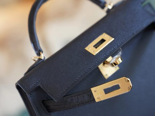 cf6f7b86ddade1b New Arrival Hermes Mini Kelly Two Touch 89 Nior Epsom&Crocodile Leather Gold Hardware