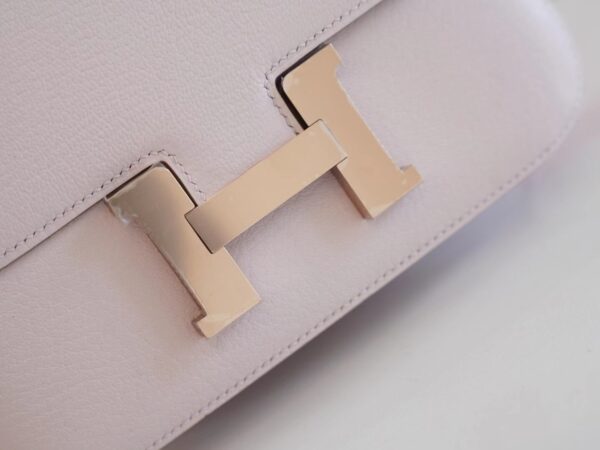 cfd4cbeb210130c Canada Ottawa Hermes Constance Bag 19CM Chevre 09 Mauve Pale Rose Gold Hardware
