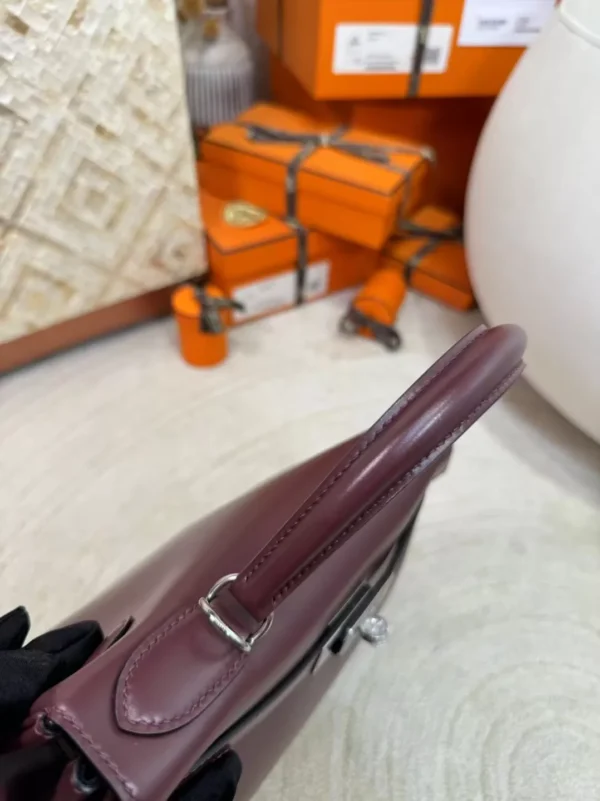 d1e7102b622d110-jpg Handmade Box Leather Kelly 28CM Bordeaux Silver Hardware