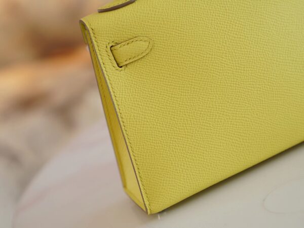d1efd78c3525fac USA Los Angeles Hermes Mini Kelly 19CM Epsom 9R Lime Silver Hardware