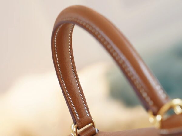 d29ee22b7d54fc3 God Factory Bags Hermes CK37 Gold Chevre Leather Kelly 32CM Gold Hardware