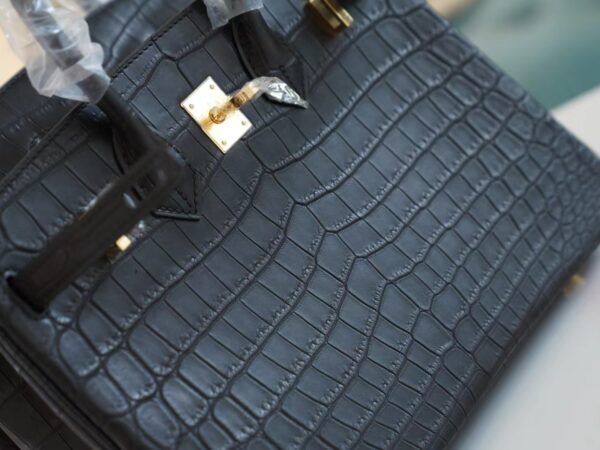d2df6ba48fcf07f Wholesale God Factory Bags Hermes Birkin25CM CK89 Nior Hcp Niloticus Crocodile Gold Hardware