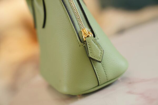 d36014b5fc6137d God Factory Bags Hermes Mini Bolide18CM 3I Vert Criquet Evercolor Leather Gold Hardware