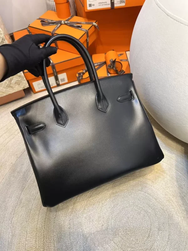 d3e901db16823f1-jpg Hermes Birkin 30CM So Black 89 Noir Box Leather Black Hardware