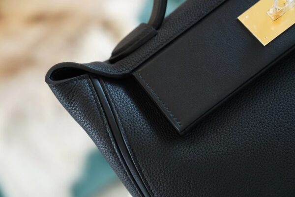 d44fa5eb12974bb God Factory Bags Hermes Kelly 24/24 29CM CK89 Nior Taurillon Maurice Leather Gold Hardware