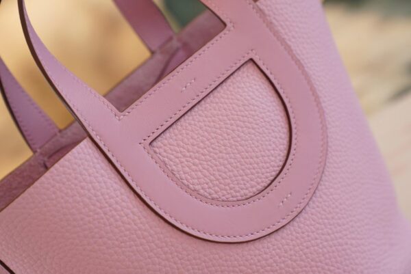 d46f8d6af37babd God Factory Bags Hermes In The Loop18CM X9 Mauve Sylyestre Clemence Leather Gold Hardware
