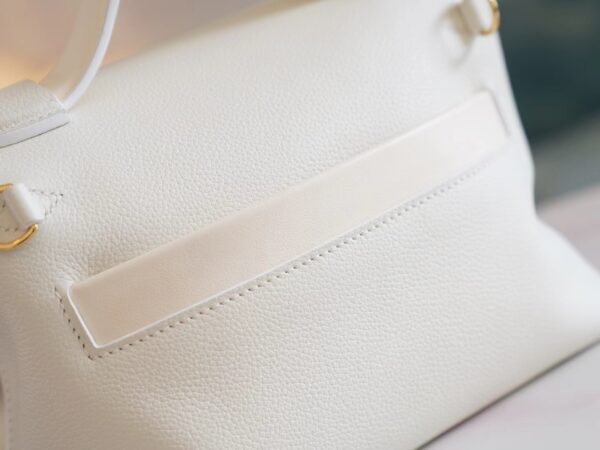 d47c31f57b1b1f6 Full Handmade Hermes 01 Blanc & I2 Nata Evercolor Mini Kelly 24/24 Gold Hardware