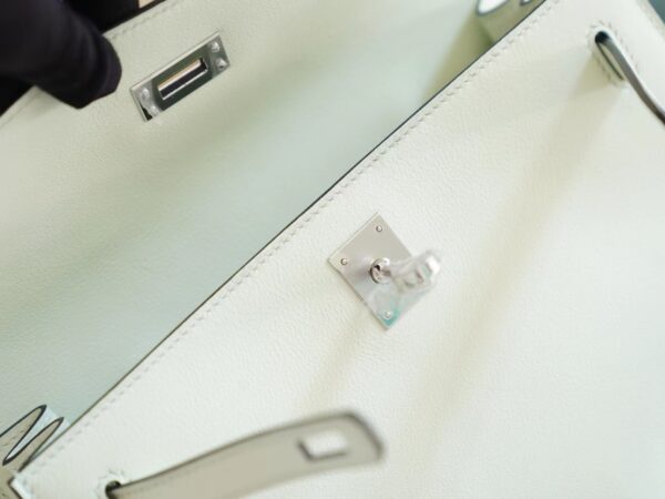 d4c7a9e45753cf7 God Factory Bags Hermes Kelly Danse Bag 0S Vert Fizz Swift Leather Silver Hardware
