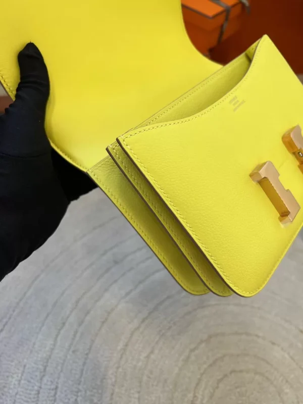 d4f3067af3c5f31-jpg Hermes Boutique Constance 19CM 9R Lime Evercolor Rose Gold Hardware