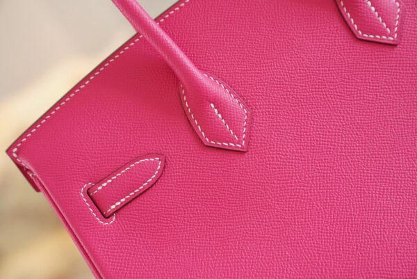 d536c9cc91fd5aa God Factory Bags Factory Hermes Birkin30CM E5 Rose Tyrien Epsom Leather Silver Hardware