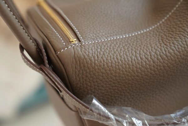 d598030ac14432f Wholesale God Factory Bags Hermes Lindy26CM C18 Grey Etoupe Clemence Leather Gold Hardware