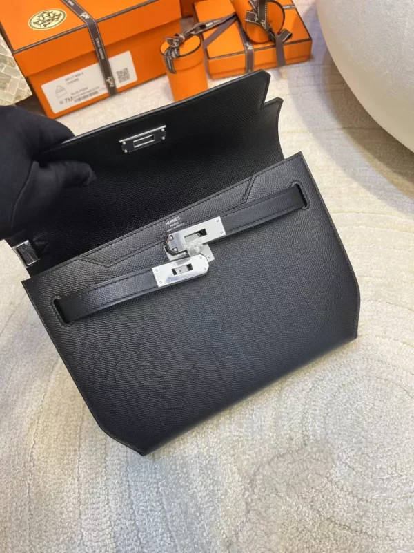 d5f1db1e9479be7-jpg Australia Sydney Hermes Epsom Kelly Depeches 25CM 89 Noir Silver Hardware