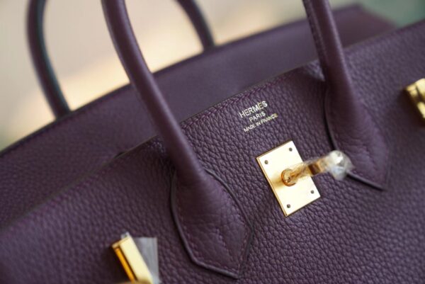 d60468080a2677b USA New York Hermes Birkin 25CM Togo 59 Raisin Gold Hardware