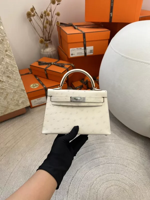 d711d97611b3d61-jpg Qatar Doha Hermes KK Ostrich Mini Kelly 19CM 3C Parchemin Silver Hardware
