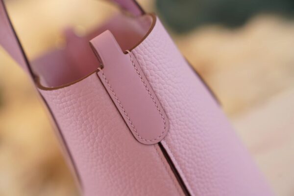 d729a0d247a3e3f God Factory Bags Hermes In The Loop18CM X9 Mauve Sylyestre Clemence Leather Gold Hardware