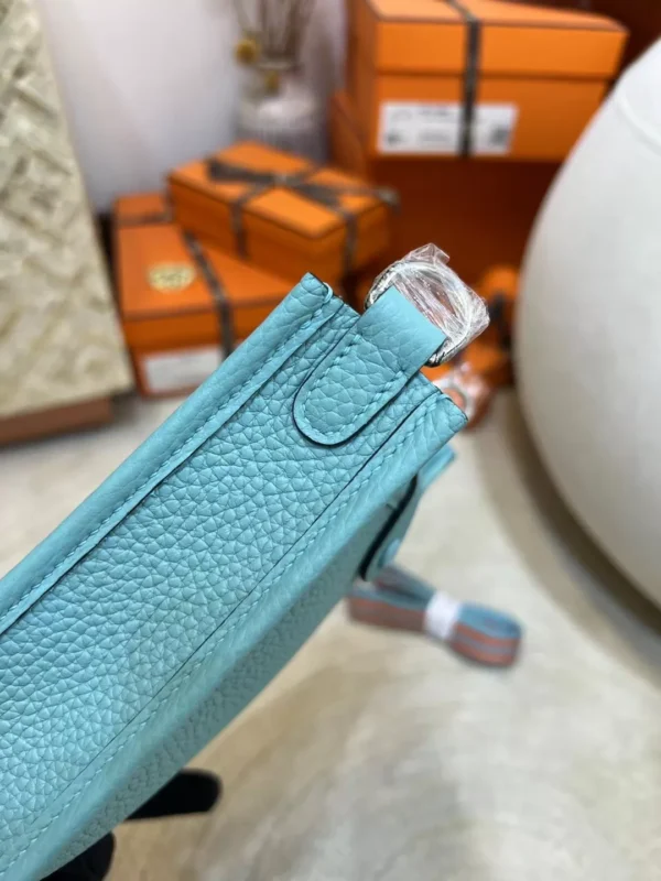 d7a4a317cca4ad7-jpg USA Los Angeles Evelyne Mini 16CM 3P Blue Atoll Clemence Leather Silver Hardware