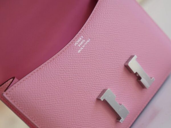 d7ad3b7a728dccb Sale God Factory Bags Factory Hermes Constance14cm Rose Sakura Epsom Leather Silver Hardware