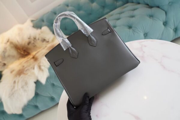 d7b4c52a6d16750 Full Handmade Hermes Birkin25CM 88 Graphite Jonathan Leather Gold Hardware