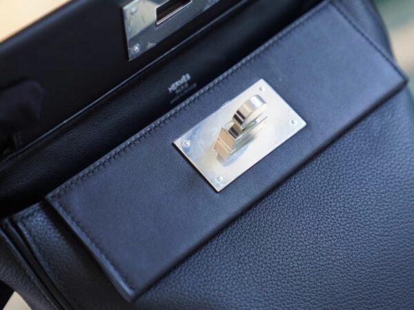 da2b7ef07ecdd70 Wholesale God Factory Bags Hermes Mini Kelly 24/24 CK89 Nior Evercolor Leather Silver Hardware