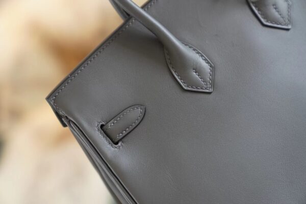 da664a3a479b671 Full Handmade Hermes Birkin25CM 88 Graphite Jonathan Leather Gold Hardware